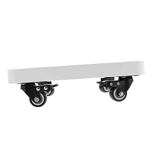 HEMOTON Anti-Bumping-Tablettbasis Pflanzenregal innen große blumentöpfe drinnen Innenpflanzer Töpfe für draußen modern Blumengestell aus Eisen Blumentopf Tablett Eisenblumenständer Weiß von HEMOTON