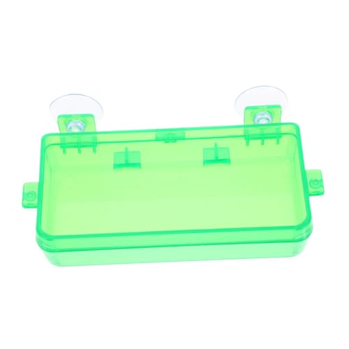 HEMOTON Anti-Flucht-futterspender Für Reptilien Chamäleon-futternapf Für Netzkäfig Wasserschale des Bärtigen Drachens Chamäleon-wasserspender Herbst-schlangenbecher Light Green Plastik von HEMOTON