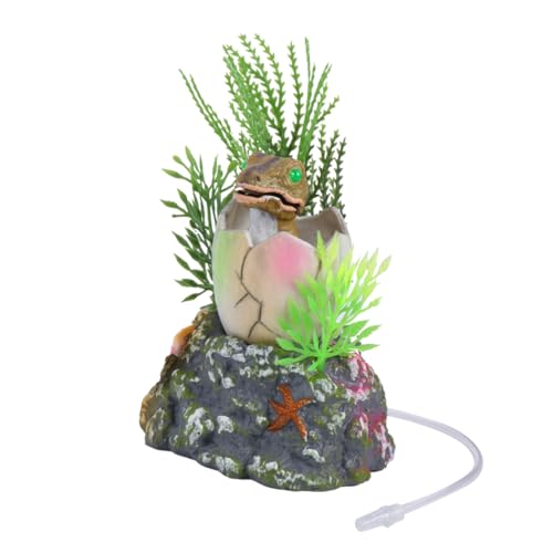 HEMOTON Aquarium Dekoration Ornament für Fischbecken Langlebiges Realistisch Aussehendes Luftblasen mit Luftpumpe Kombinierbar für Aquarienlandschaften von HEMOTON