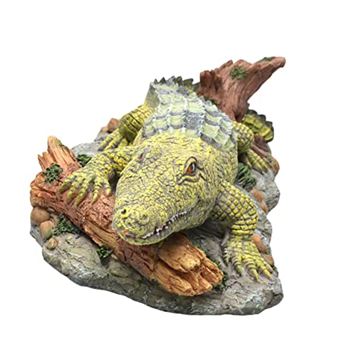 HEMOTON Aquarium Dekoration Resin Crocodile Shape Ornament für Fischbecken Natürliche und Pflegeleicht Lebendige für Aquarien und Wasserbehälter HEMOTON Aquarium Dekoration Resin Crocodile Shape Ornament für Fischbecken Natürliche und Pflegeleicht Lebendige für Aquarien und Wasserbehälter von HEMOTON