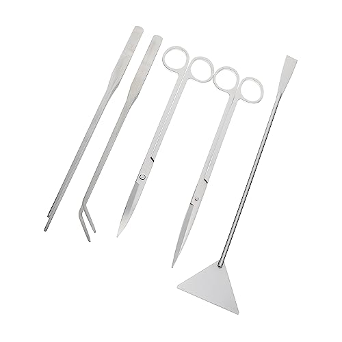 HEMOTON Aquarium Scheren Multifunktionale Wasserpflanzen Schere und Gerader Sowie Gebogener Schaber Rostfrei Langlebig Ergonomisch Geeignet für Präzises Trimmen und im Fischbecken HEMOTON Aquarium Scheren Multifunktionale Wasserpflanzen Schere und Gerader Sowie Gebogener Schaber Rostfrei Langlebig Ergonomisch Geeignet für Präzises Trimmen und im Fischbecken von HEMOTON