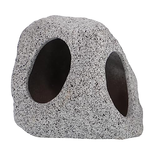 HEMOTON Aquarium Tontopf Dekorationen für Aquarien Aquariumdekorationen Fischtankdekor Panzer wohnungseinrichtung Home Decoration dekorative Garnelenhöhle Aquariumhöhle Ton Light Grey von HEMOTON