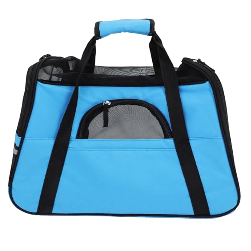 HEMOTON Atmungsaktive Große Haustier Tragetasche mit Weicher Matte Strapazierfähige Outdoor Tasche für Katzen und Hunde Komfortabler Transportbeutel für Reisen und Alltag von HEMOTON