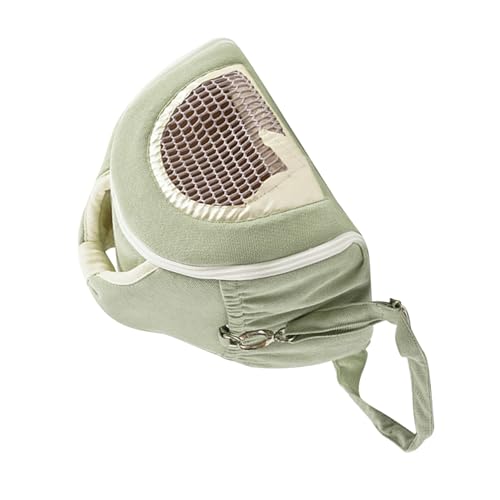 HEMOTON Atmungsaktive Katzentasche Rucksäcke Für Haustiere Kleintier Tragetasche Green von HEMOTON