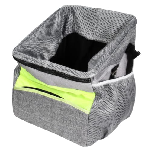 HEMOTON Atmungsaktiver Oxford Fahrradkorb für Hunde Abnehmbarer Vorderer Griff Geräumige Tragetasche für Haustiere Stilvoller Grauer Hundeträger für Sichere Outdoor Ausflüge HEMOTON Atmungsaktiver Oxford Fahrradkorb für Hunde Abnehmbarer Vorderer Griff Geräumige Tragetasche für Haustiere Stilvoller Grauer Hundeträger für Sichere Outdoor Ausflüge von HEMOTON