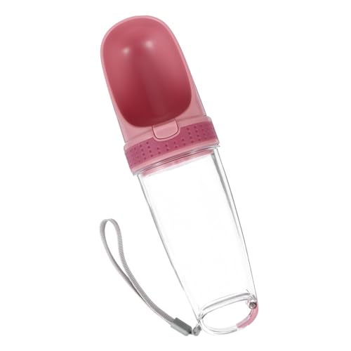 HEMOTON Auslaufsichere Hundewasserflasche Tragbarer Wasserspender für Hunde Beim Reisen für und Outdoor Aktivitäten mit Lanyard und Langlebigem Pc Material von HEMOTON