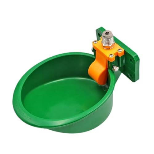 HEMOTON Automatische Tränke für Schweine und Schafe Langlebiger Wasserspender Robustem Material für Viehfarmen mit Einfacher Wasserzufuhr und Grünem Design von HEMOTON