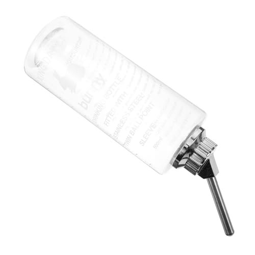 HEMOTON Automatische Trinkflasche für Haustiere mit Aufhängung und Rollendem Edelstahlventil Auslaufsichere Wasserflasche für Kaninchen Hamster Meerschweinchen als Puppy Water Feeder HEMOTON Automatische Trinkflasche für Haustiere mit Aufhängung und Rollendem Edelstahlventil Auslaufsichere Wasserflasche für Kaninchen Hamster Meerschweinchen als Puppy Water Feeder von HEMOTON