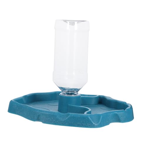 HEMOTON Automatische Wasserzufuhr Reptilienfutterautomat Wasserspender Für Frettchen Zubehör Für Eidechsentanks Schildkrötenbecken Tarantel-wasserschale Wassernapf Für Hamster Sky-Blue Abs von HEMOTON