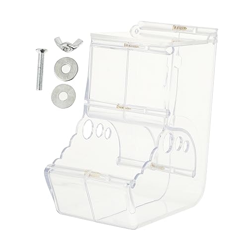 HEMOTON Automatischer Hamsterfutterspender Mit Überbremsvorrichtung Transparent Zu Reinigen Rutschfester Umweltfreundliches Für Kleine Nager HEMOTON Automatischer Hamsterfutterspender Mit Überbremsvorrichtung Transparent Zu Reinigen Rutschfester Umweltfreundliches Für Kleine Nager von HEMOTON