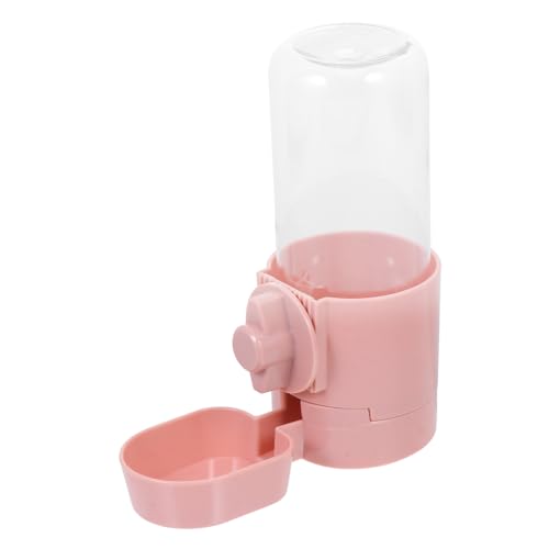 HEMOTON Automatischer Haustier Wasserspender mit Hängendem Design Sicherer und Langlebiger Trinkbehälter für Hunde Katzen und Kleine Haustiere Rosa von HEMOTON