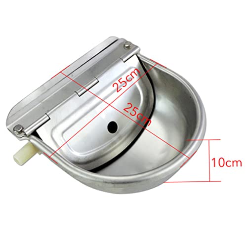 HEMOTON Automatischer Tränker Für Rinder Pferde Schafe Und Durable Wassertränke Mit Schwimmerventil Für Tierhaltung Rostfreier Wasserbehälter Für Stabilen Wasserstand HEMOTON Automatischer Tränker Für Rinder Pferde Schafe Und Durable Wassertränke Mit Schwimmerventil Für Tierhaltung Rostfreier Wasserbehälter Für Stabilen Wasserstand von HEMOTON