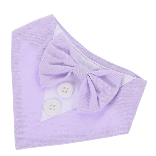 HEMOTON Bandana Halsband Für Hochzeiten Dekoratives Welpen Speicheltuch Für Partys Ausflüge Und Fotoshootings Pflegeleicht von HEMOTON