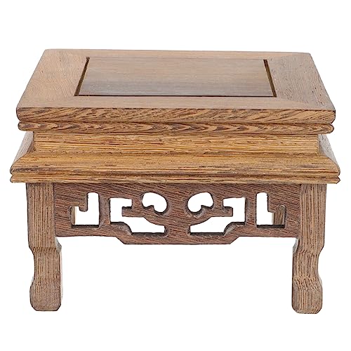 HEMOTON Basis für Blumentopfhalter Wohnkultur drinnen Stand Bonsai-Pflanzgefäße zimmerpflanzen Pflanzständer Ständer für Teekannen aus Holz Ausstellungssockel für Blumentopf hölzern Kaffee HEMOTON Basis für Blumentopfhalter Wohnkultur drinnen Stand Bonsai-Pflanzgefäße zimmerpflanzen Pflanzständer Ständer für Teekannen aus Holz Ausstellungssockel für Blumentopf hölzern Kaffee von HEMOTON