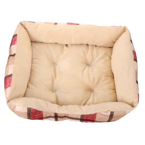 HEMOTON Baumwoll Katzenbett Winterwarm Haustiernest Katzenhaus Weihnachten Stil für Kleine Hunde und Katzen Gemütliches Schlafkissen Wärmendes für Kalte Jahreszeit HEMOTON Baumwoll Katzenbett Winterwarm Haustiernest Katzenhaus Weihnachten Stil für Kleine Hunde und Katzen Gemütliches Schlafkissen Wärmendes für Kalte Jahreszeit von HEMOTON