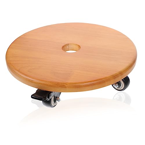 HEMOTON Beweglicher Blumenständer Radständer für ziehen um Stand Zauberer Pflanzen Blumentopftablett mit Rad Universal-Rad-Blumentopf-Tablett Topfwagen Home Ornament Kautschukholz Orange HEMOTON Beweglicher Blumenständer Radständer für ziehen um Stand Zauberer Pflanzen Blumentopftablett mit Rad Universal-Rad-Blumentopf-Tablett Topfwagen Home Ornament Kautschukholz Orange von HEMOTON