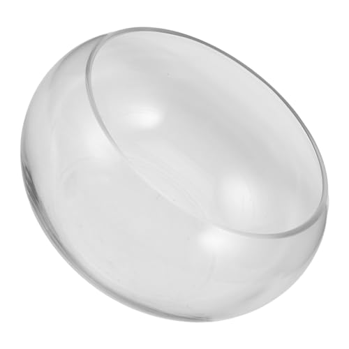 HEMOTON Blumentopf aus Glas Terrarienschale groß Schüsseln Container Fischglasvase Hydroponisches Pflanzengefäß Wasserpflanzen Vase Aquarienglas saftige Töpfe Glasblumenvase Transparent von HEMOTON