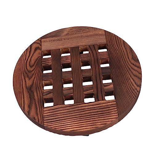 HEMOTON Blumentopfständer Drinnen Anlage Unterstützung Weiß Inhaber Zimmerpflanzen Rad-blumentopf-tablett Pflanzschale Aus Holz Mit Rädern Sukkulenten Töpfe Tablett Hölzern HEMOTON Blumentopfständer Drinnen Anlage Unterstützung Weiß Inhaber Zimmerpflanzen Rad-blumentopf-tablett Pflanzschale Aus Holz Mit Rädern Sukkulenten Töpfe Tablett Hölzern von HEMOTON