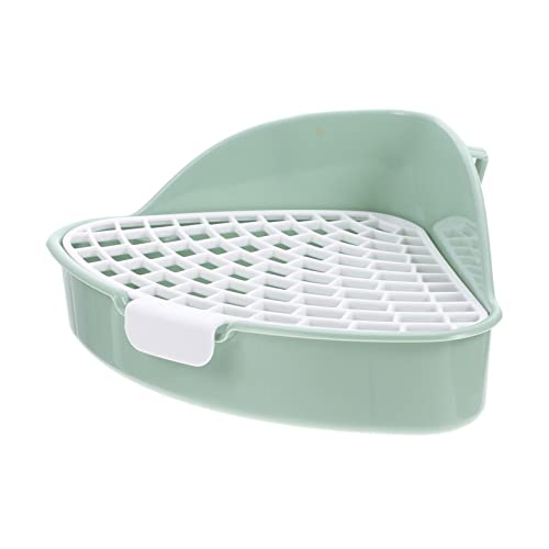 HEMOTON Box Für Kleintiere Dreieckige Töpfchen Toilette Für Meerschweinchen Hamster Und Chinchillas Zu Reinigen Mit Abnehmbaren Gittern HEMOTON Box Für Kleintiere Dreieckige Töpfchen Toilette Für Meerschweinchen Hamster Und Chinchillas Zu Reinigen Mit Abnehmbaren Gittern von HEMOTON