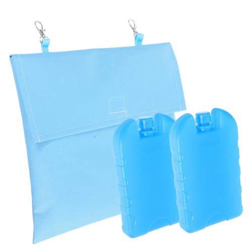 HEMOTON Bunny Cooling Pouch mit Wiederverwendbarem Eisbeutel Effektive Sommer-Tasche für Kaninchen Meerschweinchen Hamster Kühlt kondensationsfrei Nachhaltiges Kühlzubehör für Kleine von HEMOTON