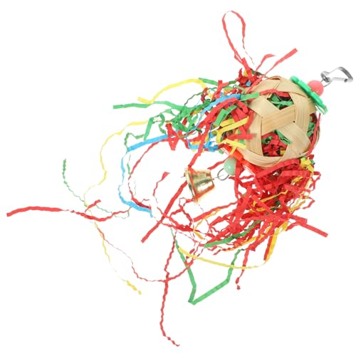 HEMOTON Papageienspielzeug Aus Hängendes Kauspielzeug Für Vögel Und Papageien Käfig Spielzeug Zum Aufhängen Für Vogelkauspielzeug Papageienkauspielzeug Lustiges Spielzeug Zum von HEMOTON