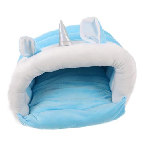 HEMOTON Cartoon Cat Villa Hallo Nest Drinnen Nickerchen Bett Für Ästhetisch Katzenkäfig Stoff Blue HEMOTON Cartoon Cat Villa Hallo Nest Drinnen Nickerchen Bett Für Ästhetisch Katzenkäfig Stoff Blue von HEMOTON