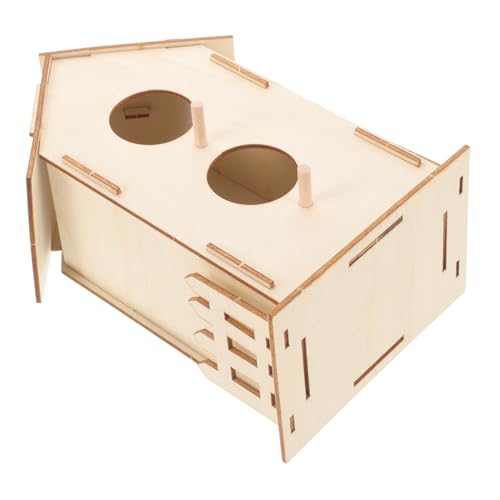 HEMOTON DIY Vogelhaus Bausatz zum Bemalen für Unlackiertes Holzspielzeug zur Kreativen Gestaltung Fördert Kreativität und Fantasie für Handwerksprojekte und Spiele im Freien Leichtes und von HEMOTON