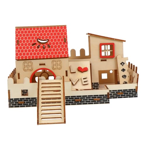 HEMOTON Dauerhafte Hamster Kletterleiter Aus Holz Kletterspielzeug Für Kleintiere Für Hamster Rennmäuse Und Gerbile Fördert Bewegung Und Spaß Sicheres Für Käfig HEMOTON Dauerhafte Hamster Kletterleiter Aus Holz Kletterspielzeug Für Kleintiere Für Hamster Rennmäuse Und Gerbile Fördert Bewegung Und Spaß Sicheres Für Käfig von HEMOTON