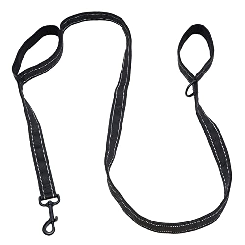 HEMOTON Doppellagige Verdickte Nylon Hundeleine Verstellbare Hundeleine Für Große Hunde Laufleinen Outdoor Griffe Leine Für Welpen Robuste Hundeleine Seil Geschirr Leine Für von HEMOTON