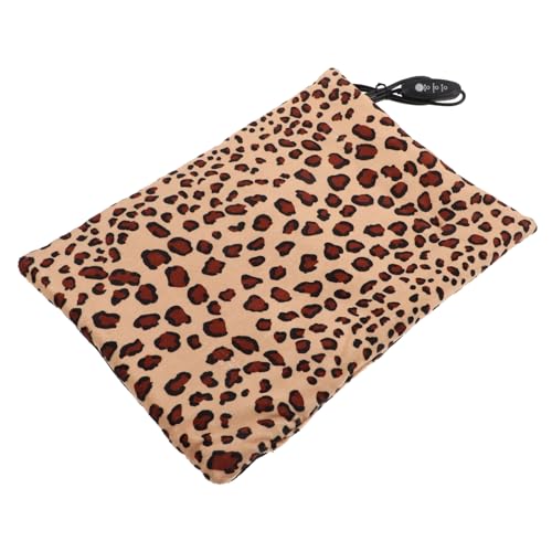 HEMOTON Einstellbare USB Haustier Heizmatte Beheizte Decke für Kleine Hunde und Katzen Waschbar für Sofa Bett und Reisen Leopard Design HEMOTON Einstellbare USB Haustier Heizmatte Beheizte Decke für Kleine Hunde und Katzen Waschbar für Sofa Bett und Reisen Leopard Design von HEMOTON