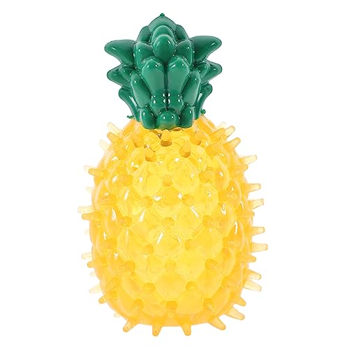HEMOTON Eisgekühltes Hundespielzeug aus Interaktives Kauspielzeug für Welpen Abnehmbar mit Ananas Design für Sommerabkühlung und Zahnpflege für Kleine und Mittelgroße Hunde HEMOTON Eisgekühltes Hundespielzeug aus Interaktives Kauspielzeug für Welpen Abnehmbar mit Ananas Design für Sommerabkühlung und Zahnpflege für Kleine und Mittelgroße Hunde von HEMOTON