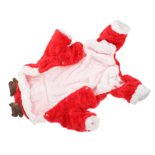 HEMOTON Elchkostüm Tragen Hund Rentier Kostüm Outfits Rentier Cosplay Hundekostüm Hunde Mantel Welpen -Weihnachts -Outfit Für Größe Weihnachtskleidung Züchten Korallenvlies HEMOTON Elchkostüm Tragen Hund Rentier Kostüm Outfits Rentier Cosplay Hundekostüm Hunde Mantel Welpen -Weihnachts -Outfit Für Größe Weihnachtskleidung Züchten Korallenvlies von HEMOTON