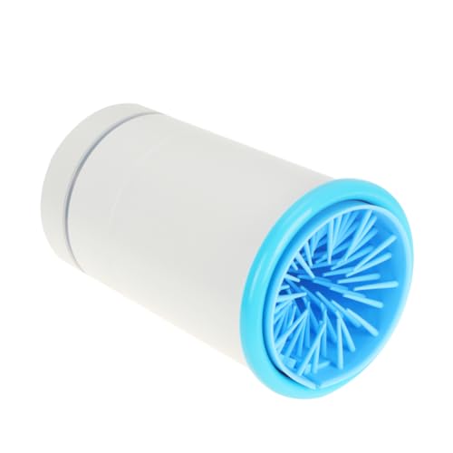 HEMOTON Elektrischer Pfotenreiniger für Haustiere USB Ladbare Waschmaschine mit Massagefunktion Rotierendes Reinigungswerkzeug S Blau und Weiß HEMOTON Elektrischer Pfotenreiniger für Haustiere USB Ladbare Waschmaschine mit Massagefunktion Rotierendes Reinigungswerkzeug S Blau und Weiß von HEMOTON