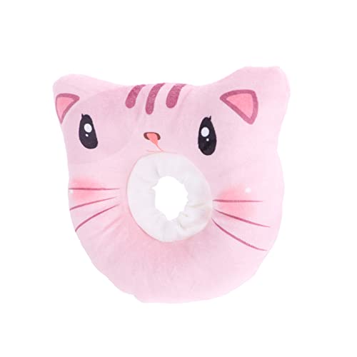 HEMOTON Elizabeth-Kragen Katzenzapfen Katzenhalsband Klein Einstellbar Post Erholungskegel Für Haustiere Katze Welpe Katzen-erholungskegel Plüsch Rosa von HEMOTON