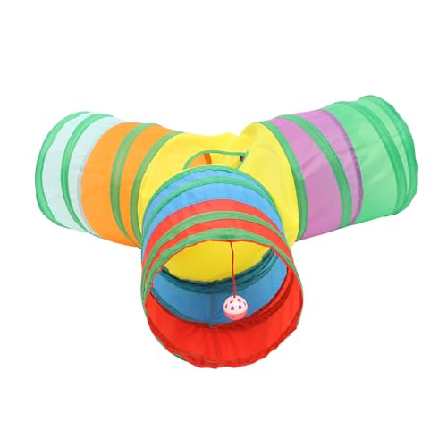 HEMOTON Faltbarer Katzentunnel aus Lustiges Indoor Katzenspielzeug für Kätzchen Tunnel Design für Interaktion und Spielvergnügen Fördert Bewegung und Langeweile HEMOTON Faltbarer Katzentunnel aus Lustiges Indoor Katzenspielzeug für Kätzchen Tunnel Design für Interaktion und Spielvergnügen Fördert Bewegung und Langeweile von HEMOTON