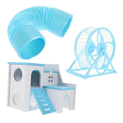 HEMOTON Faltbares Hamster Spielset Teilig aus Sicherem Kunststoff mit Verstecktunnel Laufrad und Haus Interessantes Trainingstunnel für Kleine Meerschweinchen und Kleintiere HEMOTON Faltbares Hamster Spielset Teilig aus Sicherem Kunststoff mit Verstecktunnel Laufrad und Haus Interessantes Trainingstunnel für Kleine Meerschweinchen und Kleintiere von HEMOTON