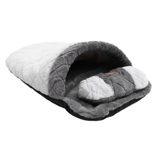HEMOTON Flauschiger Katzen Schlafsack für Kätzchen Warmes und Sicheres Nest für Haustiere für Winter Waschbar mit Großem Platzangebot für Katzen und Kleine Hunde HEMOTON Flauschiger Katzen Schlafsack für Kätzchen Warmes und Sicheres Nest für Haustiere für Winter Waschbar mit Großem Platzangebot für Katzen und Kleine Hunde von HEMOTON