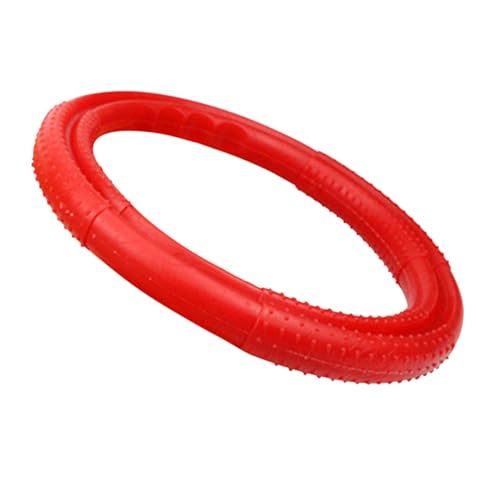 HEMOTON Flexibler Ring Für Interaktives Hundetraining Für Zahnreinigung Und Kiefermuskelentwicklung Großes Rotes Fliegendes Ziehring Für Haustiere HEMOTON Flexibler Ring Für Interaktives Hundetraining Für Zahnreinigung Und Kiefermuskelentwicklung Großes Rotes Fliegendes Ziehring Für Haustiere von HEMOTON