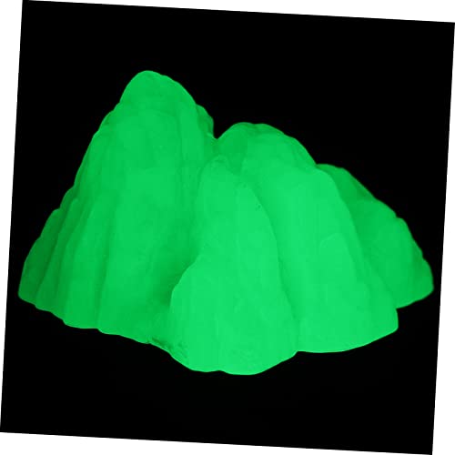 HEMOTON Fluoreszierender Steingarten Landschaftsbau Aquarium Ornamente Aquarium Tank Set Goldfischbecken Fluoreszierendes Aquarium Höhle Roboterspielzeug von HEMOTON