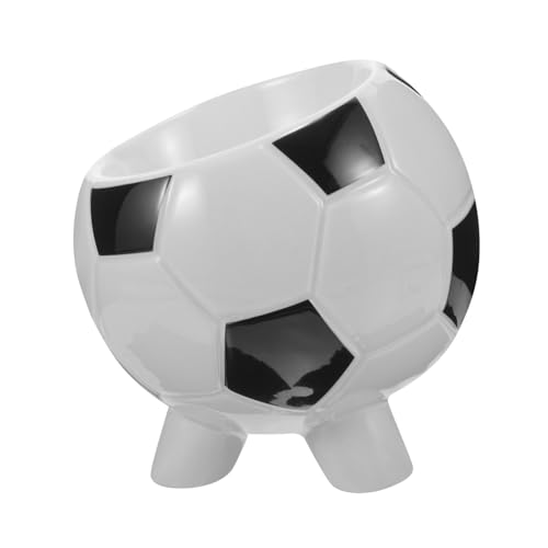 HEMOTON Fußball-Haustiernapf Schüsseln Hunde Futterspender für Katzen Katzenfutter pet Shop pet Supplies Haustiere Lebensmittelbehälter Heimtierbedarf Wiederverwendbare Schüssel Keramik von HEMOTON
