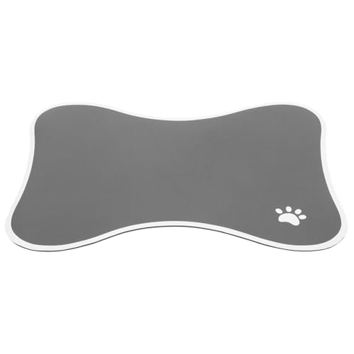 HEMOTON Futtermatte für Haustiere rutschfeste und Waschbare Napfunterlage für Katzen Große Wasserabsorbierend Stilvolles Design für Futter und Wassernäpfe HEMOTON Futtermatte für Haustiere rutschfeste und Waschbare Napfunterlage für Katzen Große Wasserabsorbierend Stilvolles Design für Futter und Wassernäpfe von HEMOTON
