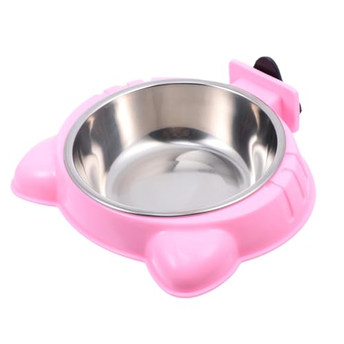 HEMOTON Futternapf Für Haustiere Tierbedarf Hundenapf Heimtierbedarf Cartoon Tierbedarf Kunststoff Rosa von HEMOTON