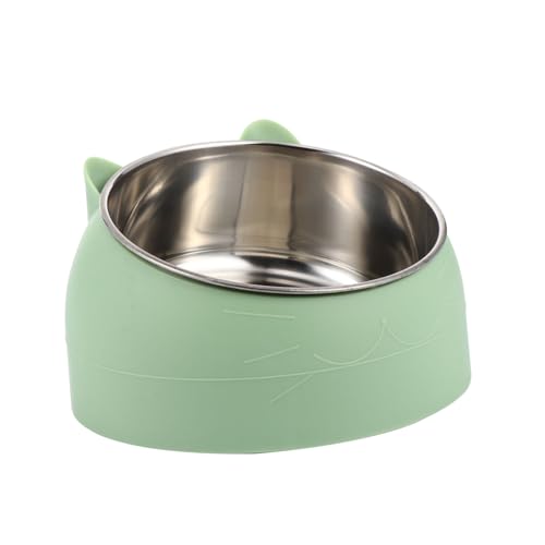HEMOTON Futternapf für Katzen mit Schrägem Mund Erhöhter für Komfortables Fressen und Trinken Grün für Gesunde Haltung und Erbrechen HEMOTON Futternapf für Katzen mit Schrägem Mund Erhöhter für Komfortables Fressen und Trinken Grün für Gesunde Haltung und Erbrechen von HEMOTON