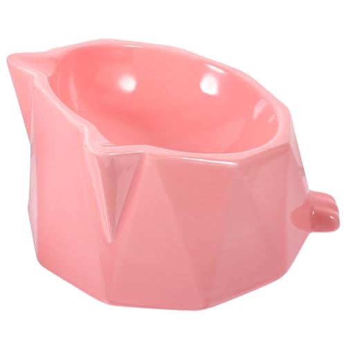 HEMOTON Geometrischer Sechseck Futternapf aus Keramik für Hunde und Katzen und Futterstation mit Geneigtem Design für Gesunde Haltung Rosa HEMOTON Geometrischer Sechseck Futternapf aus Keramik für Hunde und Katzen und Futterstation mit Geneigtem Design für Gesunde Haltung Rosa von HEMOTON