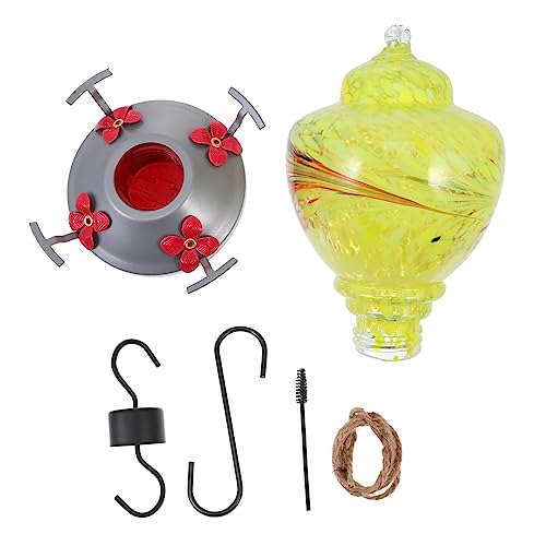 HEMOTON Glas Futterspender Outdoor Mit Sitzstangen Einfacher Reinigung Und Befüllung Durch Weite Flaschenöffnung Exquisitem Muster Für Mehrere Kolibris Gleichzeitig HEMOTON Glas Futterspender Outdoor Mit Sitzstangen Einfacher Reinigung Und Befüllung Durch Weite Flaschenöffnung Exquisitem Muster Für Mehrere Kolibris Gleichzeitig von HEMOTON