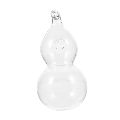 HEMOTON Glas Hängender Übertopf Wasserpflanzenbehälter Hängendes Ornament Pflanzendekoration Wohndekor Transparent Blumenhalter Für Pflanzen von HEMOTON