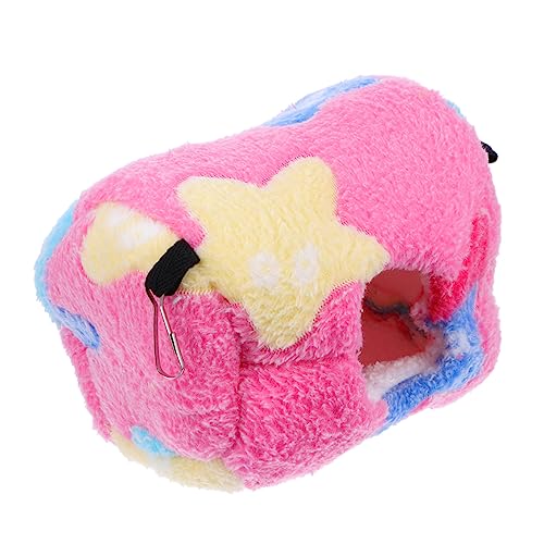 HEMOTON Hängematte für Hamster Kuscheliges Winterbett aus Fleece und Baumwolle Dicke und Langlebige Hängematte für Kleine Haustiere für Hamster Ratten und von HEMOTON