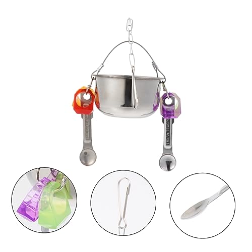 HEMOTON Hängende Vogeltränke aus für Papageien Robuster Futter und Spielplatz für Wellensittiche und Kleine Vögel Praktisch für Garten und Käfig HEMOTON Hängende Vogeltränke aus für Papageien Robuster Futter und Spielplatz für Wellensittiche und Kleine Vögel Praktisch für Garten und Käfig von HEMOTON