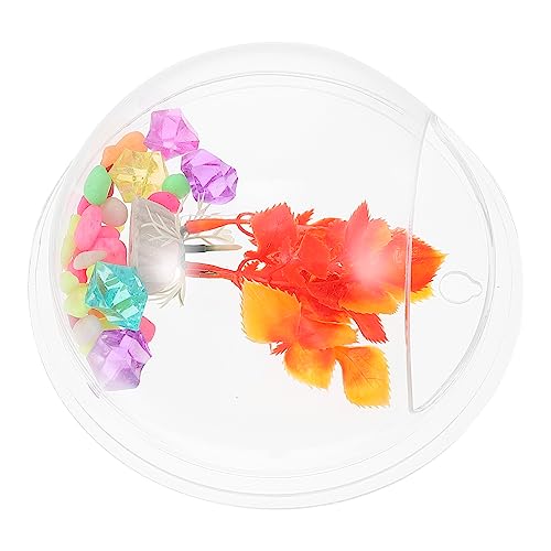 HEMOTON Hängender Wand Fischtank Transparent Kreativer Halbkugelförmiger Wandblumentopf für Kleine Fische Pflanzen und DIY Mikrolandschaften Dekorative Wanddekoration für Zufällige Farbe HEMOTON Hängender Wand Fischtank Transparent Kreativer Halbkugelförmiger Wandblumentopf für Kleine Fische Pflanzen und DIY Mikrolandschaften Dekorative Wanddekoration für Zufällige Farbe von HEMOTON