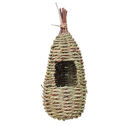 HEMOTON Hängendes Vogelhaus Aus Gras Gewebtes Nistkästchen Für Garten Und Natürliche Beobachten Von Vögeln Direkt Am Fenster Rustikale HEMOTON Hängendes Vogelhaus Aus Gras Gewebtes Nistkästchen Für Garten Und Natürliche Beobachten Von Vögeln Direkt Am Fenster Rustikale von HEMOTON